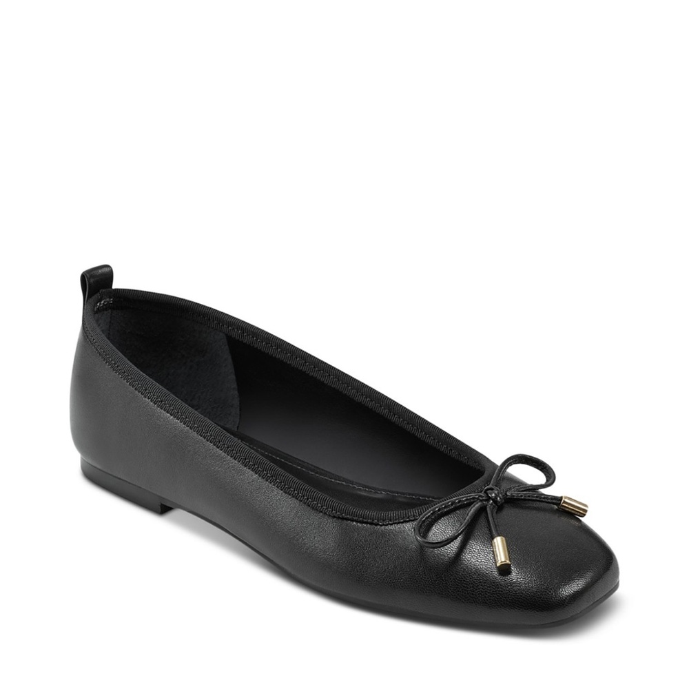 Marc Fisher Classic Black Flats with Bow